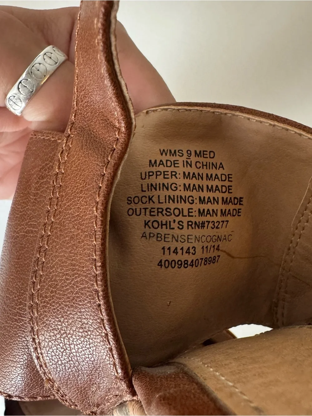 Apt. 9 Kohl’s Brown Cork Wedge Sandals - Women